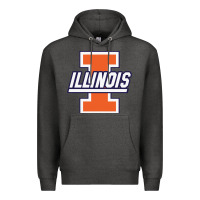 Charcoal Heather illinois fighting illini Premium Hoodie - linhVisuals