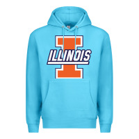 Ocean Blue illinois fighting illini Premium Hoodie - linhVisuals