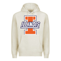 Oatmeal Heather illinois fighting illini Premium Hoodie - linhVisuals