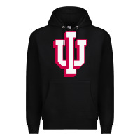 Black indiana hoosiers Premium Hoodie - linhVisuals