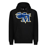 Black montreat college cavaliers vectorized Premium Hoodie - linhVisuals