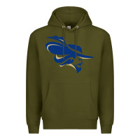 Army Green montreat college cavaliers1 vectorized Premium Hoodie - linhVisuals