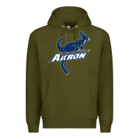 Army Green university of akron Premium Hoodie - linhVisuals