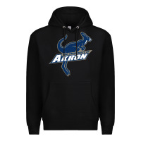 Black university of akron Premium Hoodie - linhVisuals