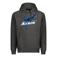 Charcoal Heather university of akron Premium Hoodie - linhVisuals