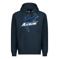 Navy university of akron Premium Hoodie - linhVisuals