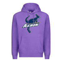 Purple university of akron Premium Hoodie - linhVisuals