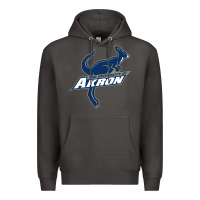 Smoke university of akron Premium Hoodie - linhVisuals