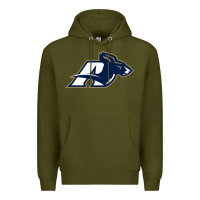 Army Green akron university zips Premium Hoodie - linhVisuals