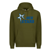 Army Green oklahoma city university stars1 vectorized Premium Hoodie - linhVisuals