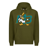 Army Green the myrtle beach pelicans baseball Premium Hoodie - linhVisuals