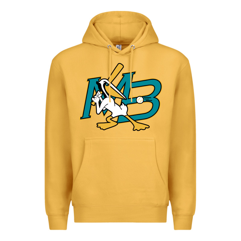 The Myrtle Beach Pelicans Baseball Premium Hoodie by linhVisuals | Teevron