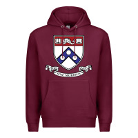Burgundy the pennsylvania quakers Premium Hoodie - linhVisuals