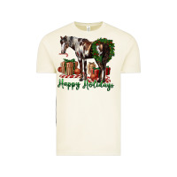 Vintage Arctic happy holidays mustang horse Vintage Tee - LillyAllenDesigns