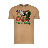 Vintage Camel happy holidays mustang horse Vintage Tee - LillyAllenDesigns