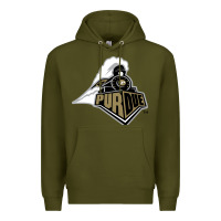 Army Green purdue boilermakers Premium Hoodie - linhVisuals