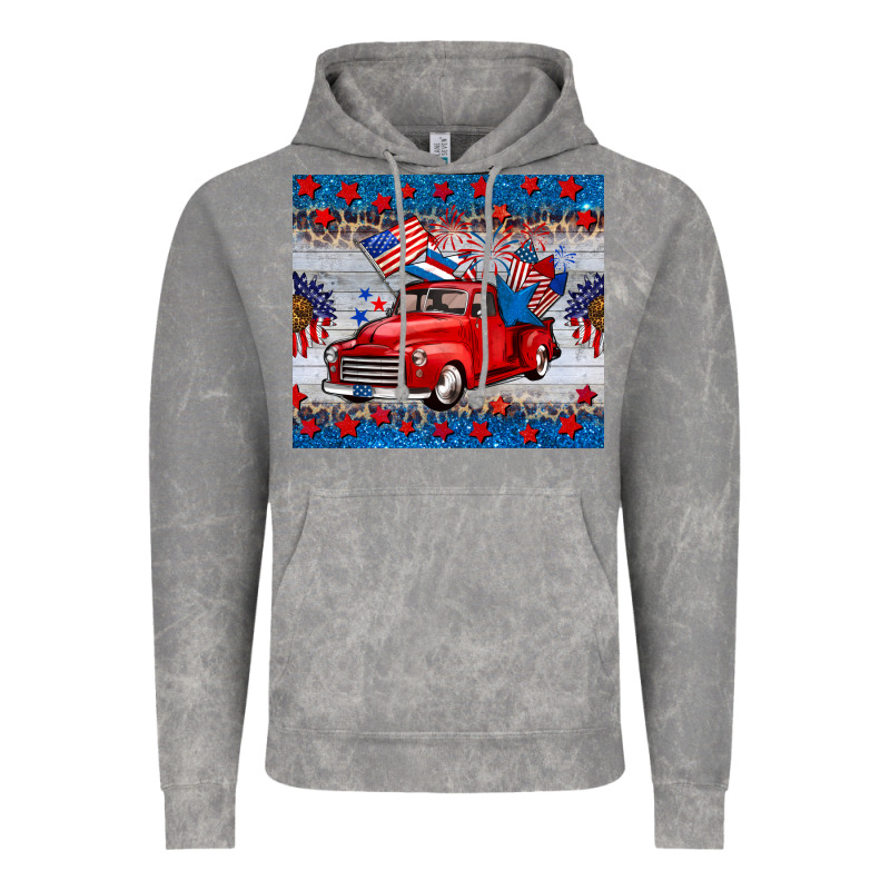 American Truck 4th Of July Tumbler Vintage Hoodie by BarkalooDesign | Teevron