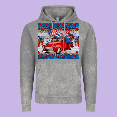 American Truck 4th Of July Tumbler Vintage Hoodie Designed By Barkaloodesign