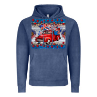 Vintage Denim american truck 4th of july tumbler Vintage Hoodie - BarkalooDesign