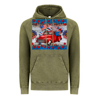 Vintage Olive american truck 4th of july tumbler Vintage Hoodie - BarkalooDesign