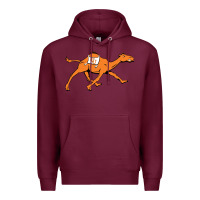 Burgundy campbell fighting camels Premium Hoodie - linhVisuals