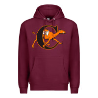 Burgundy campbell fighting camels Premium Hoodie - linhVisuals