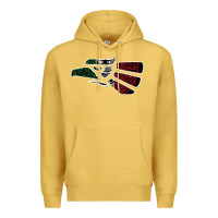 Antique Gold hecho en mexico aztec calendar mexican eagle t shirt Premium Hoodie - linhVisuals