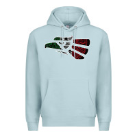 Blue Mist hecho en mexico aztec calendar mexican eagle t shirt Premium Hoodie - linhVisuals