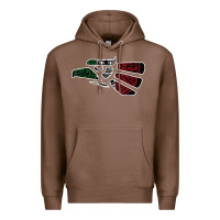 Chestnut hecho en mexico aztec calendar mexican eagle t shirt Premium Hoodie - linhVisuals