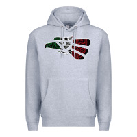 Heather Grey hecho en mexico aztec calendar mexican eagle t shirt Premium Hoodie - linhVisuals