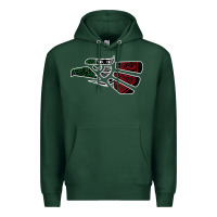 Sports Green hecho en mexico aztec calendar mexican eagle t shirt Premium Hoodie - linhVisuals
