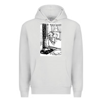 Dove Grey calvin Premium Hoodie - linhVisuals