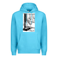 Ocean Blue calvin Premium Hoodie - linhVisuals