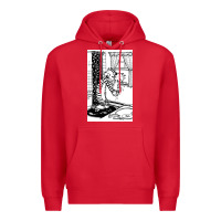 Red calvin Premium Hoodie - linhVisuals