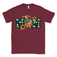 Burgundy Western Mom Mother's Day Classic Tee - FaDigitalArtStudio