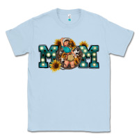 Dusty Blue Western Mom Mother's Day Classic Tee - FaDigitalArtStudio