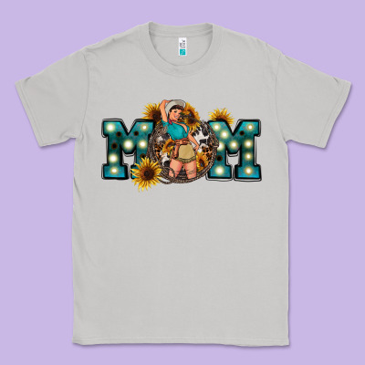 Western Mom Mother's Day Classic Tee Designed By Fadigitalartstudio