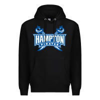 Black hampton pirates Premium Hoodie - linhVisuals