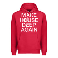 Cardinal make house deep again house music turntable t shirt Premium Hoodie - linhVisuals