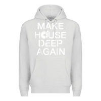 Dove Grey make house deep again house music turntable t shirt Premium Hoodie - linhVisuals