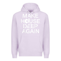 Lilac make house deep again house music turntable t shirt Premium Hoodie - linhVisuals