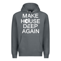 Rock make house deep again house music turntable t shirt Premium Hoodie - linhVisuals
