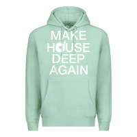 Seafoam make house deep again house music turntable t shirt Premium Hoodie - linhVisuals