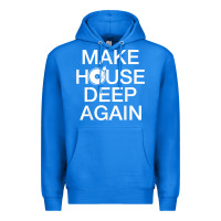 True Royal make house deep again house music turntable t shirt Premium Hoodie - linhVisuals