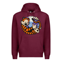 Burgundy calvin Premium Hoodie - linhVisuals