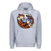 Heather Grey calvin Premium Hoodie - linhVisuals