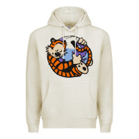 Oatmeal Heather calvin Premium Hoodie - linhVisuals