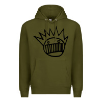 Army Green suitable-ween-boognish-worn Premium Hoodie - linhVisuals
