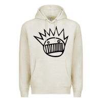 Oatmeal Heather suitable-ween-boognish-worn Premium Hoodie - linhVisuals