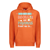 Carrot if it involves books and pajamas book lover gift tee t shirt Premium Hoodie - linhVisuals